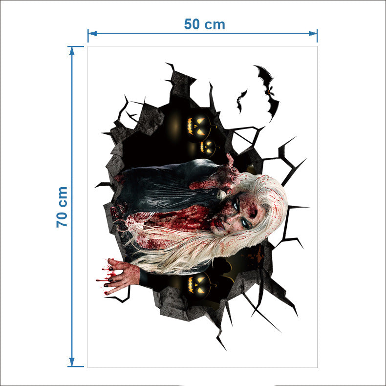 Adesivo murale 3D Halloween