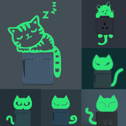 Adesivi Gattini Luminescenti