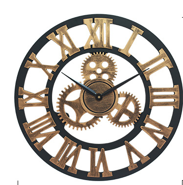 Orologio da parete Ingranaggi steampunk visibili