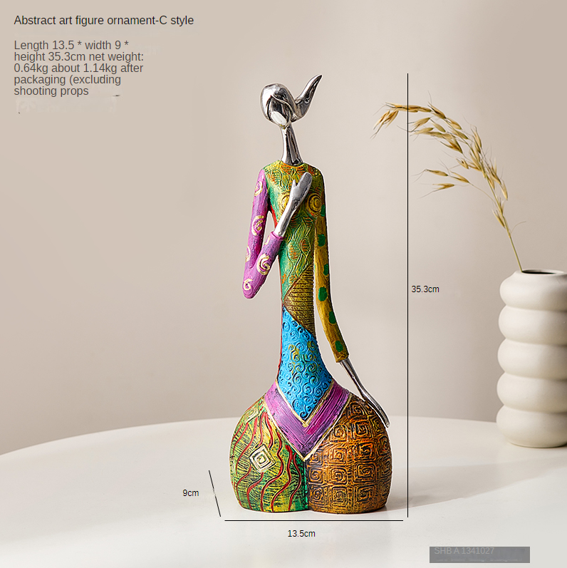 Ornamento con figura yoga