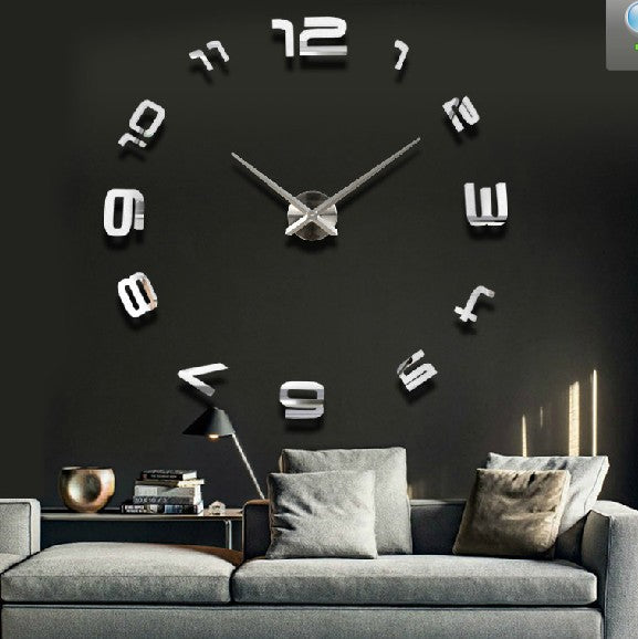 Orologio da parete Numeri bianchi astratti