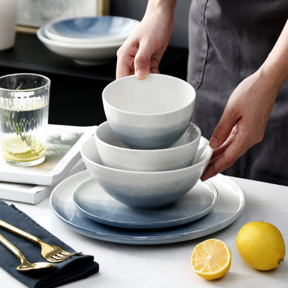 Piatto ceramica gradiente