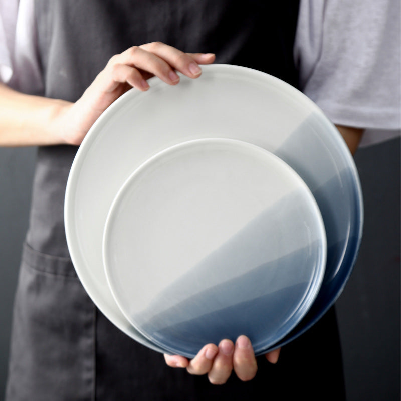 Piatto ceramica gradiente