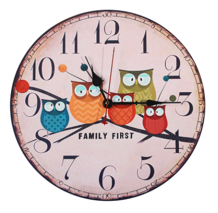 Orologio da parete Neon blu