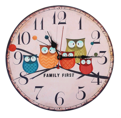Orologio da parete Neon blu