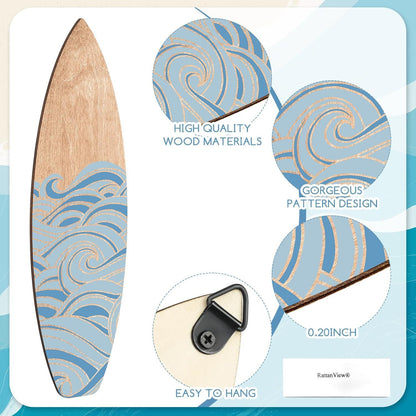 Decorazione legno spiaggia tre pezzi