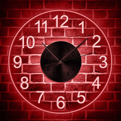 Orologio da parete Aereo rosso blu