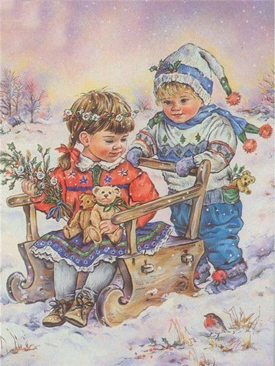 Mosaico Montagna Natale