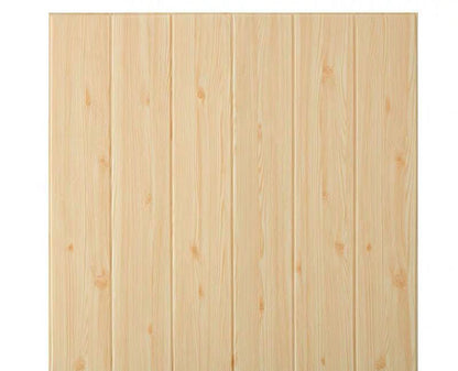 Adesivo murale Venatura di legno grigio cenere