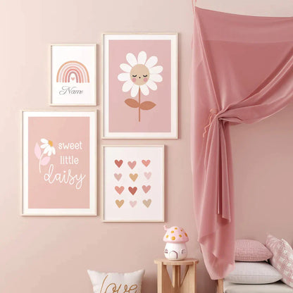 Quadro fiori arcobaleno