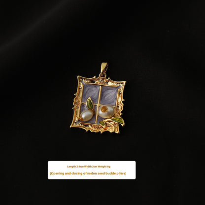 Collana Perla Barocca