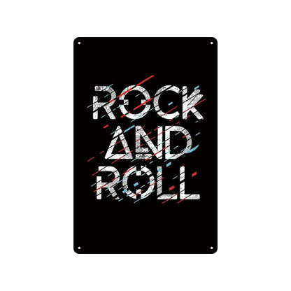 Quadro ferro rock vintage