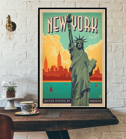 Poster canvas viaggio nel mondo