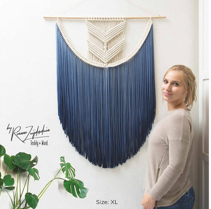 Arazzo boho intessuto a mano