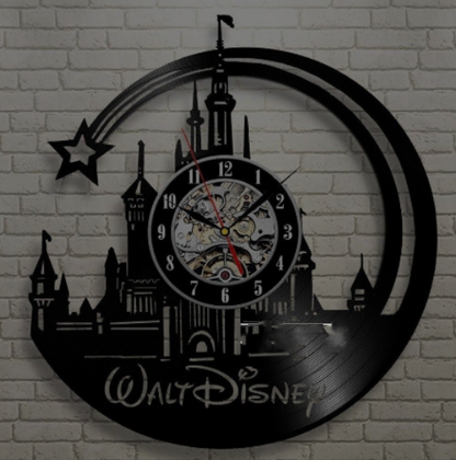 Orologio da parete Cuffie musica vintage