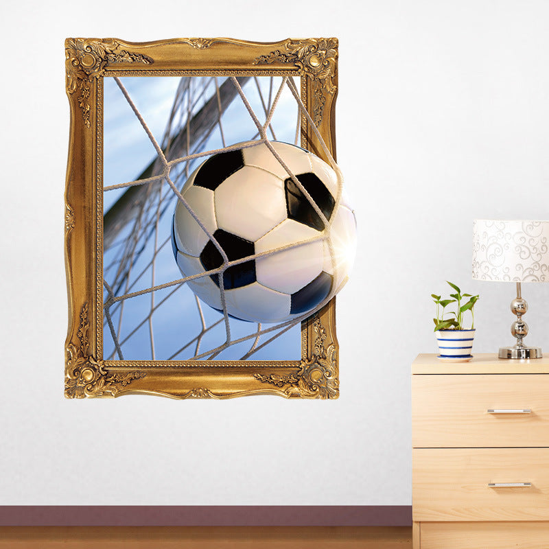 Adesivo 3D calcio