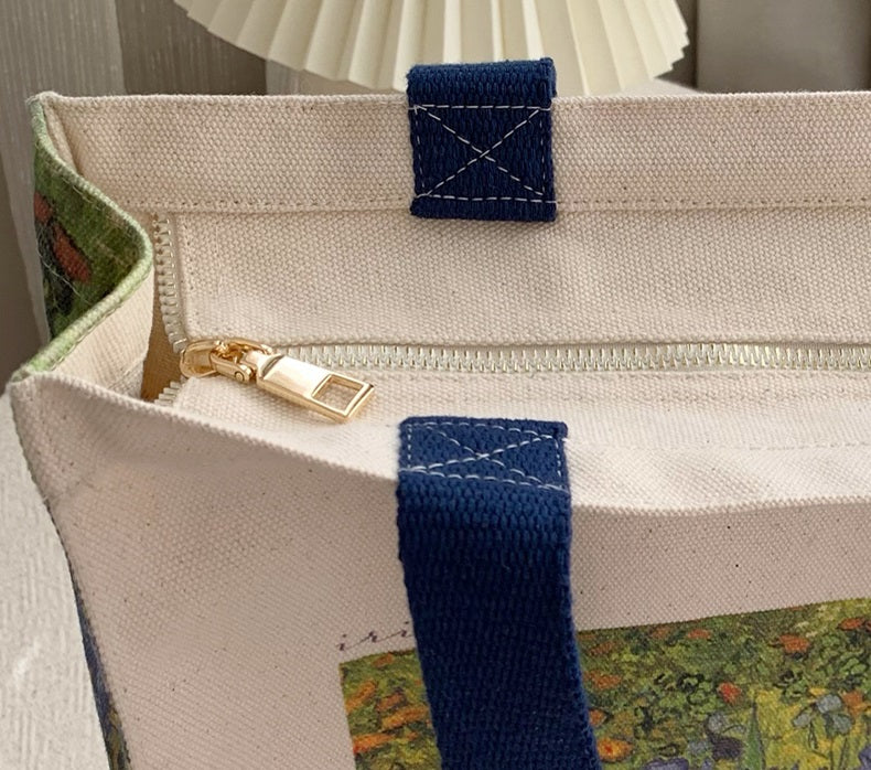 Borsa tela stampa arte