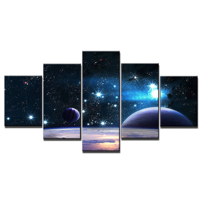 Adesivo murale Pianeti e nebulosa cosmica
