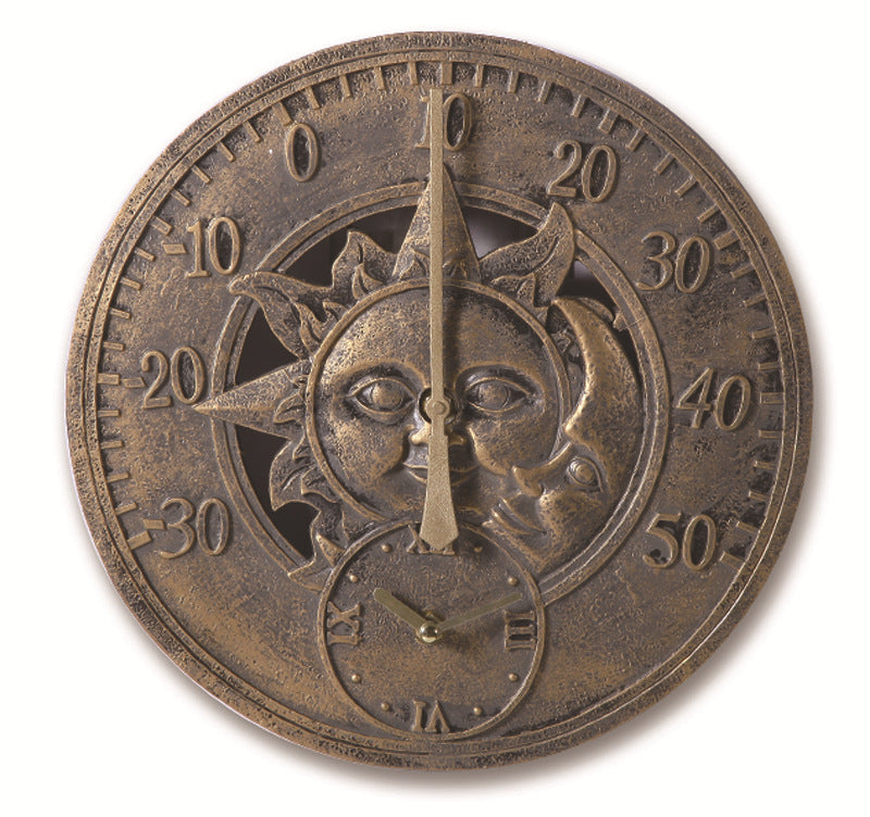 Orologio da parete Sole luna vintage