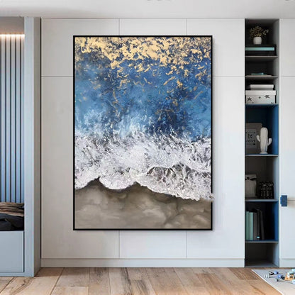 Quadro astratto oro