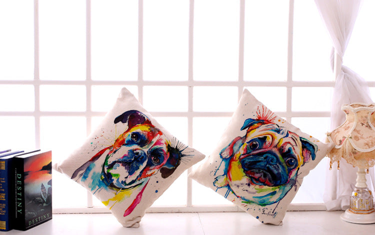 Cuscino cotone-lino