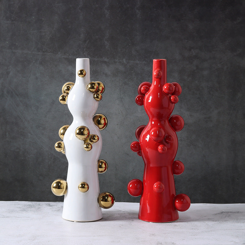 Vaso ceramica astratto