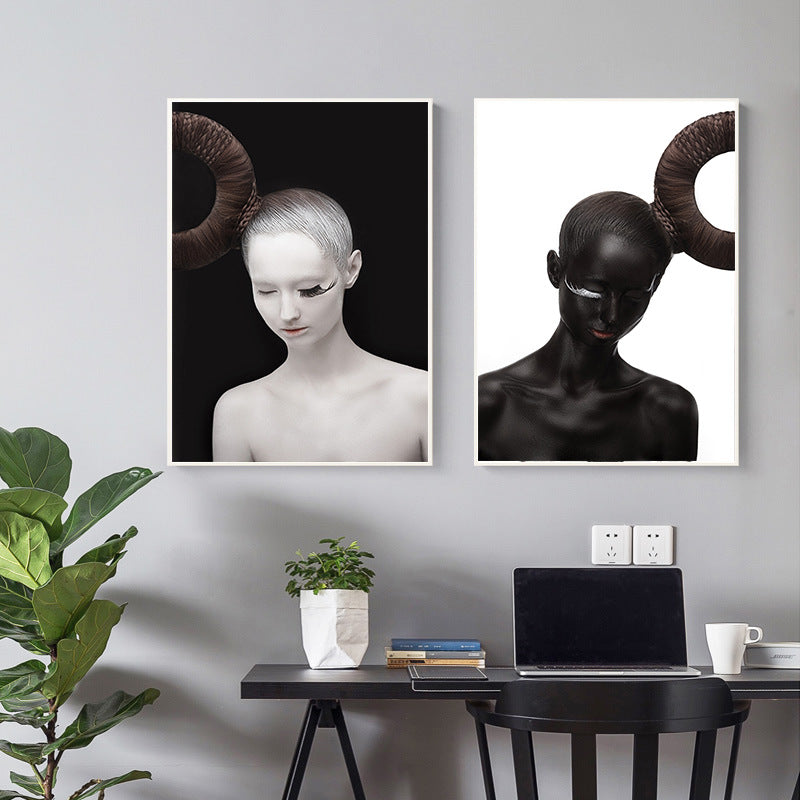 Tela Donna Bianco e Nero