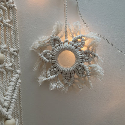 Ciondolo stella cotone boho