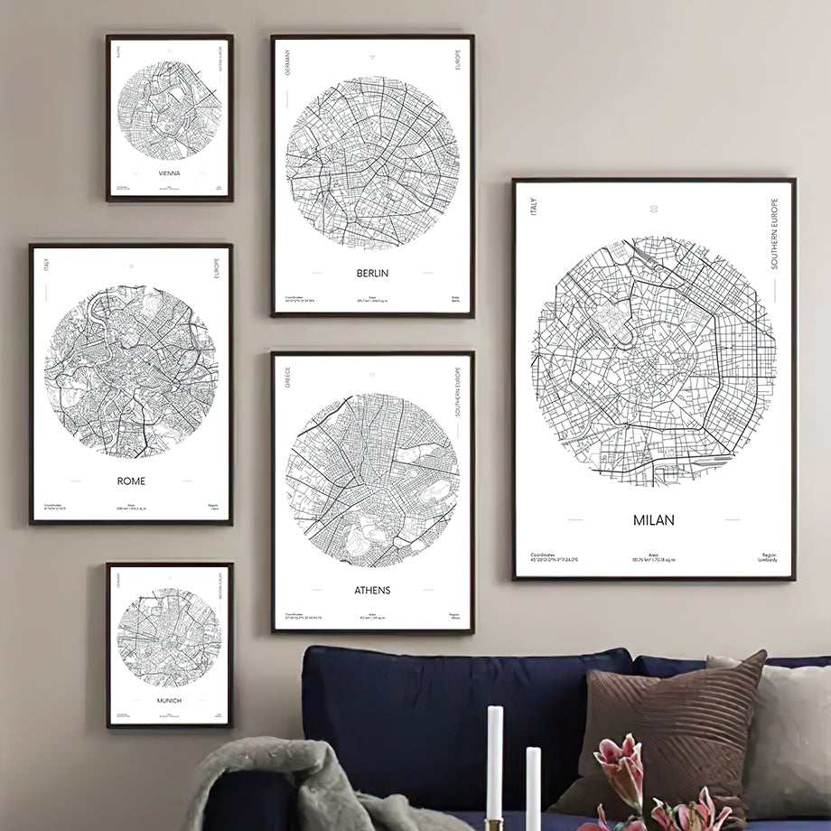 Quadro mappe urbane