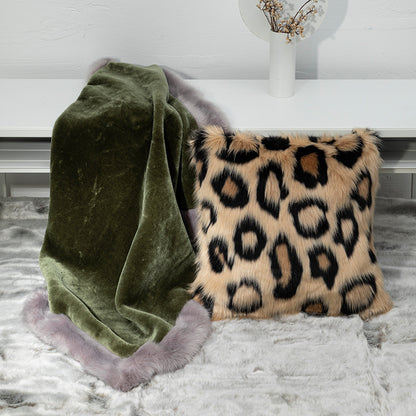Federa reversibile stampa leopardo