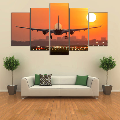 Quadro aereo tramonto