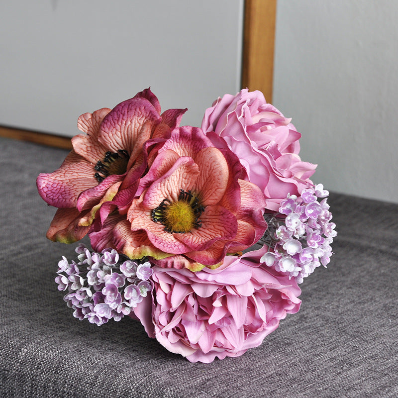 Bouquet peonie finte