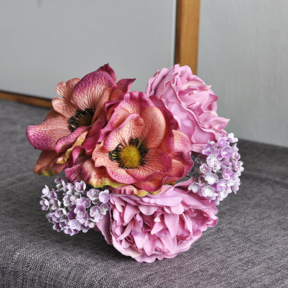 Bouquet peonie finte