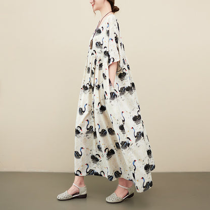 Vestito cigno stile rinascimentale