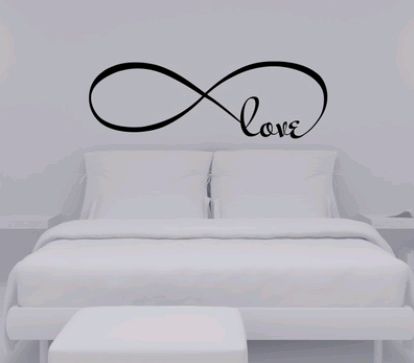 Adesivo amore infinito