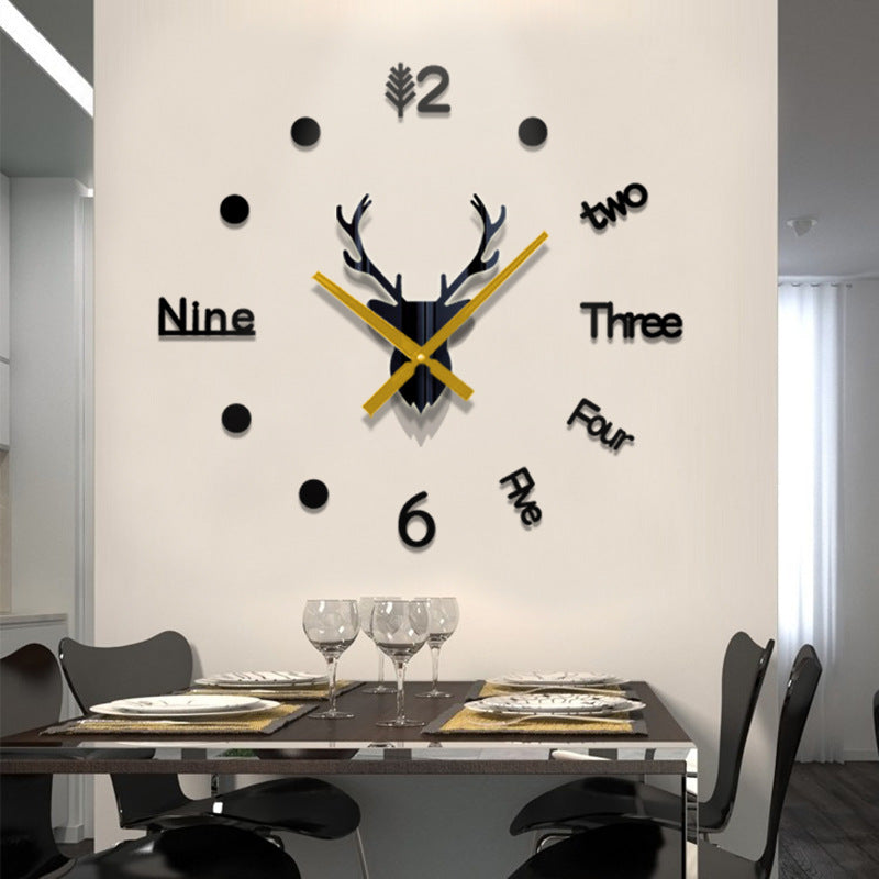 Orologio da parete Note musicali grigie