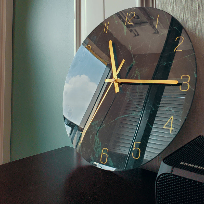 Orologio da parete Farfalle giallo