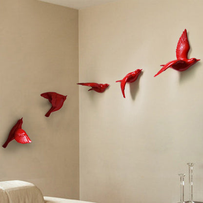 Murale uccelli 3D