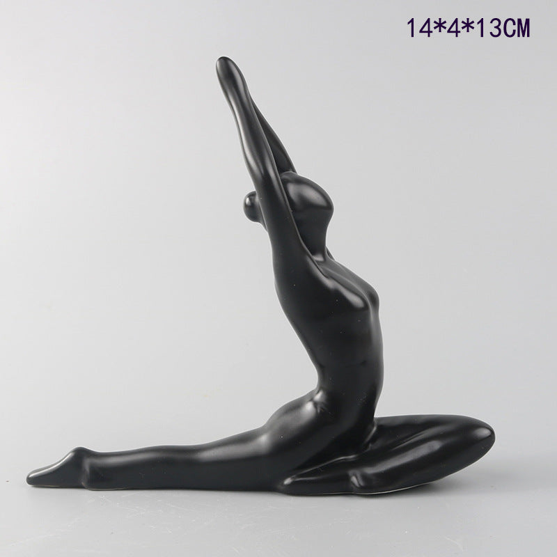 Scultura ragazza yoga