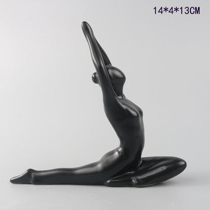 Scultura ragazza yoga