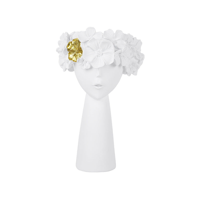 Ornamento resina in stile nordico