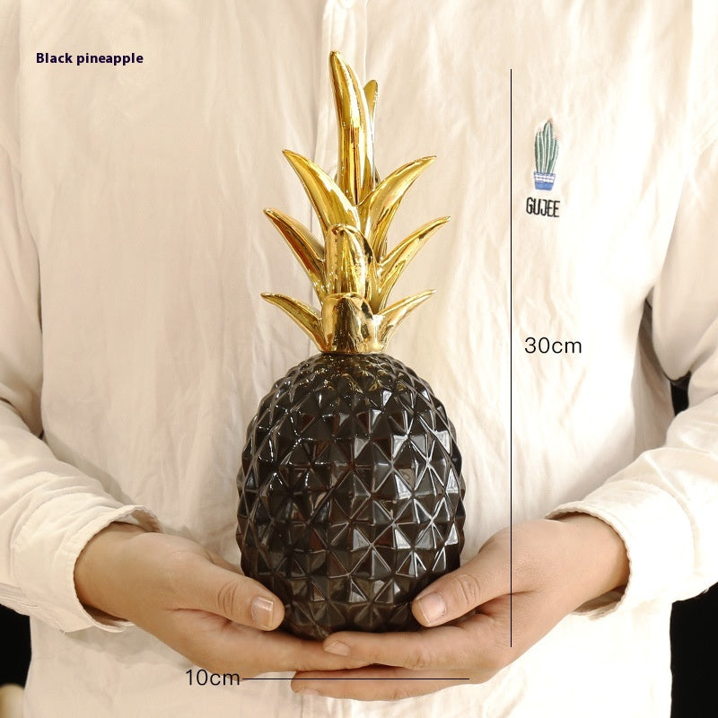 Ananas decorativo in ceramica