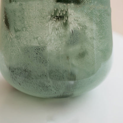 Vaso verde stile mid-century