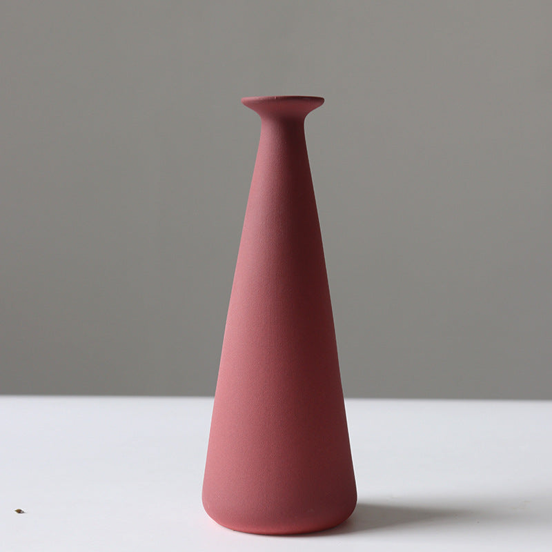 Vaso fiori secchi decorativo