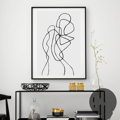Poster astratto stile nordico