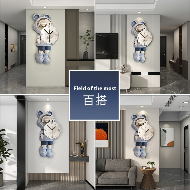 Orologio da parete Astronauta blu