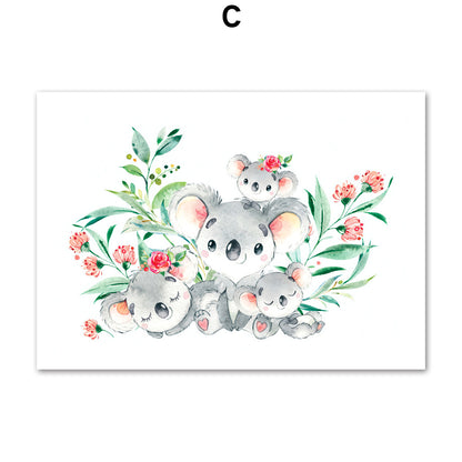Quadro koala nordico