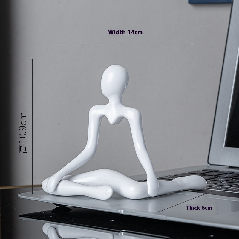Scultura pensatore astratta