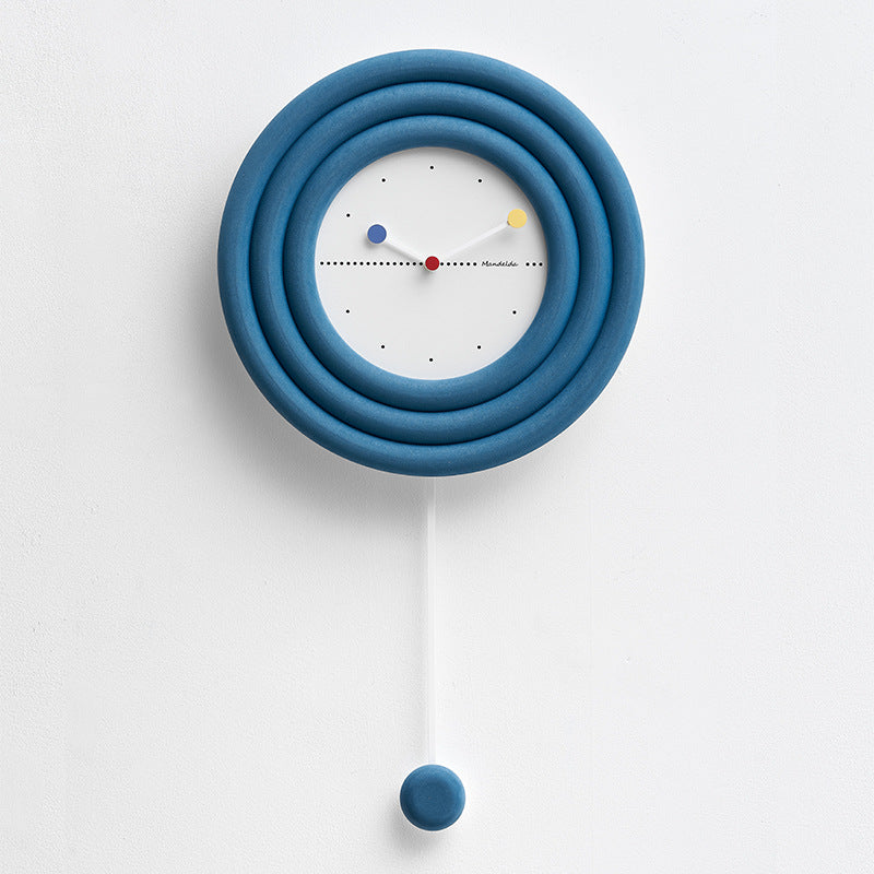 Orologio da parete Ondulati colorati