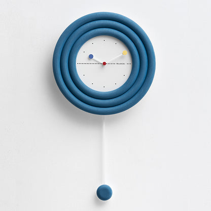 Orologio da parete Ondulati colorati